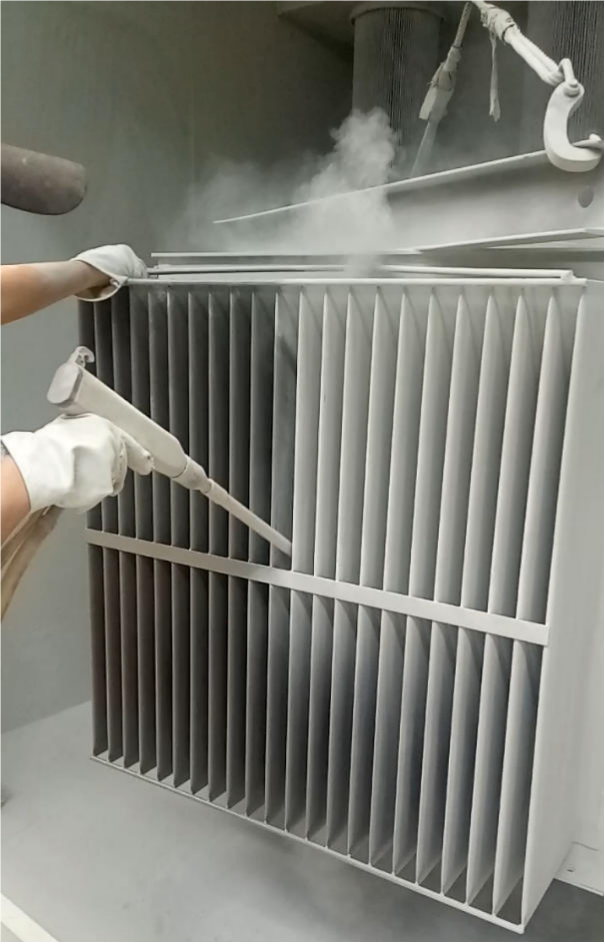 变压器片式散热器喷涂粉末涂料