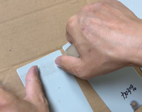 弘方涂料样板划格测试附着力 弘方涂料样板划格测试附着力